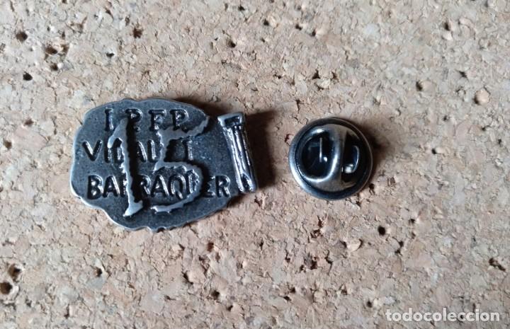 Pins de colecci&oacute;n: pin de plata, tarragona, 15 aniversari institut vidal i barraquer