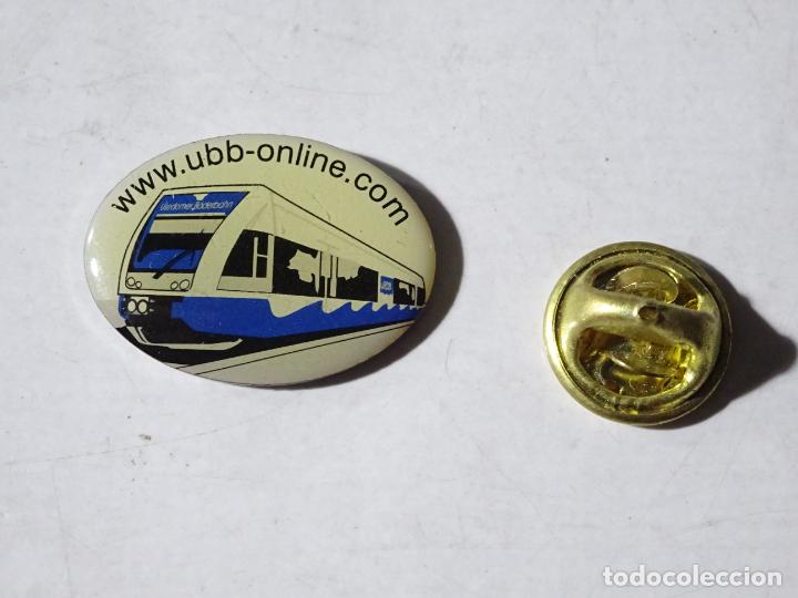 Pins e Spille di collezione: PIN DE TRENES FERROCARRILES. TRANV&Iacute;A TREN ALEM&Aacute;N. REGI&Oacute;N UBB ALEMANIA