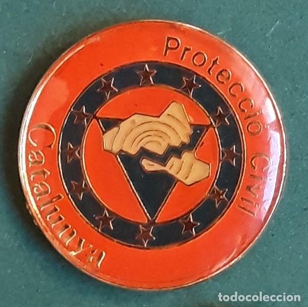 Pins de colecci&oacute;n: PIN - PROTECCION CIVIL - CATALUNYA - METAL LACADO - A&Ntilde;OS 90 - NUEVO