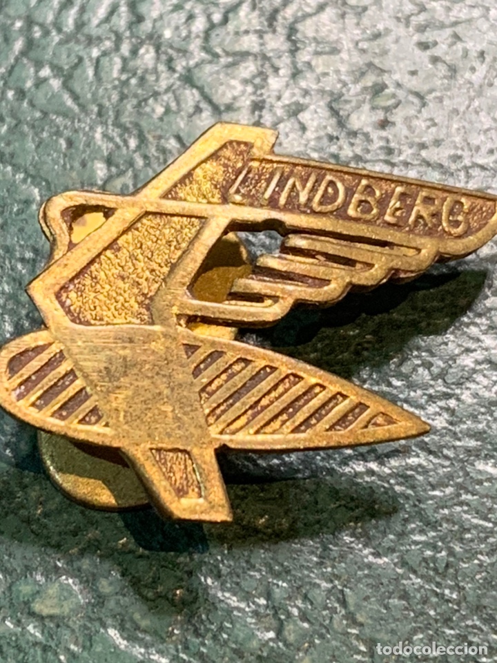 Pins de colecci&oacute;n: Pin Antiguo Ojal Linderg - Aviones -