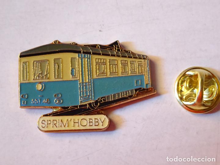 Pins de colecci&oacute;n: PIN DE TRENES FERROCARRILES. FRANCIA. ANTIGUO TRANV&Iacute;A METRO SPRIM HOBBY