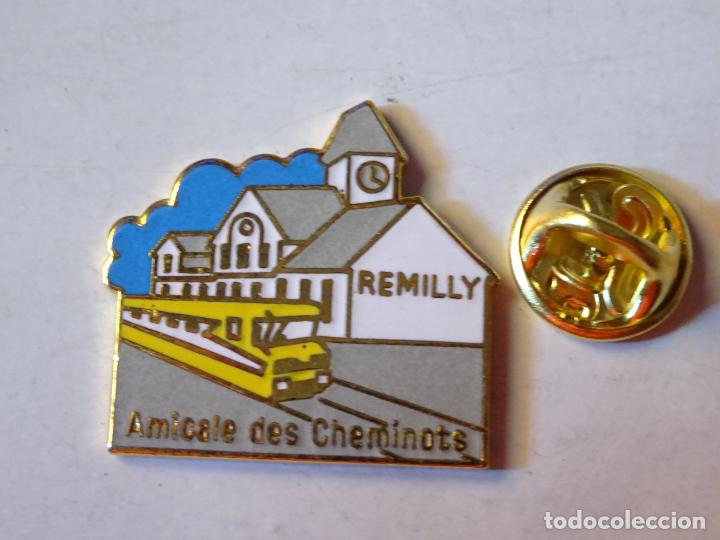 Sammlung von Pins: PIN DE TRENES FERROCARRILES. FRANCIA. FERROVIARIOS DE REMILLY