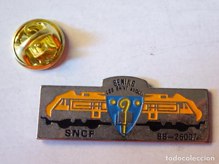 Pin's de collection: PIN DE TRENES FERROCARRILES. FRANCIA. SNCF BENING LES SAINT AVOLD