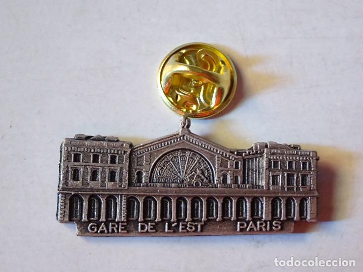 Pins de colecci&oacute;n: PIN DE TRENES FERROCARRILES. FRANCIA. ESTACI&Oacute;N FFCC DEL ESTE PARIS