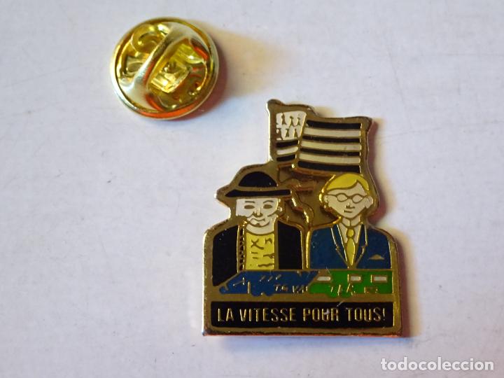 Pins e Spille di collezione: PIN DE TRENES FERROCARRILES. FRANCIA. ALTA VELOCIDAD PARA BRETA&Ntilde;A