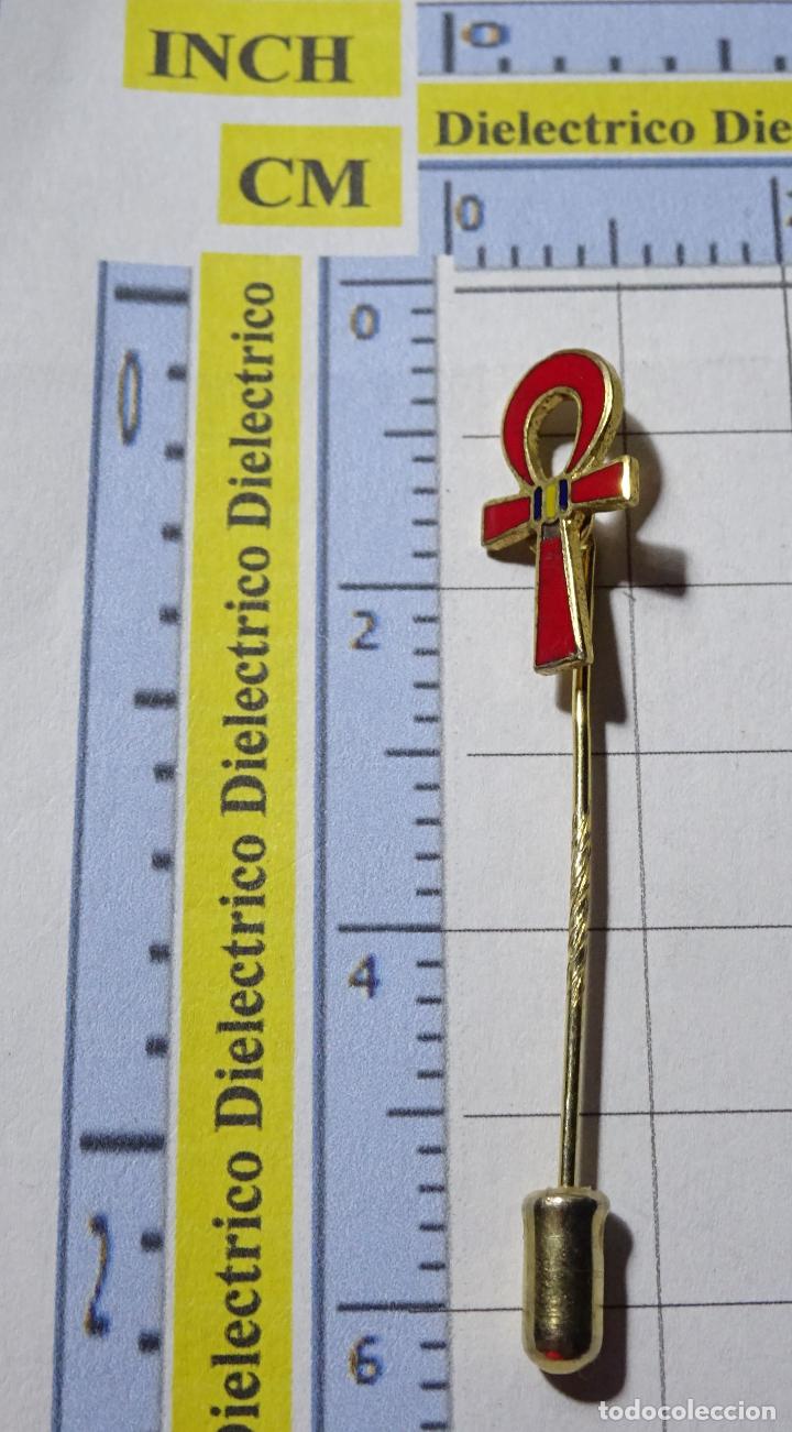 Pins de colecci&oacute;n: INSIGNIA ALFILER RELIGIOSO. AMULETO. CRUZ DE LA VIDA, CRUZ ANSADA, CRUZ EGIPCIA