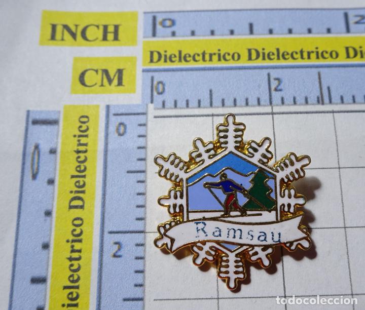 Pins e Spille di collezione: INSIGNIA BROCHE. TURISMO DEPORTE,. RAMSAU, ALEMANIA. ESQU&Iacute; FONDO