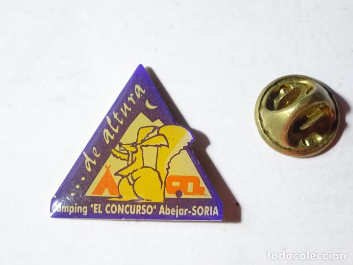 Pins e Spille di collezione: PIN DE TURISMO. CAMPING EL CONCURSO ABEJAR SORIA