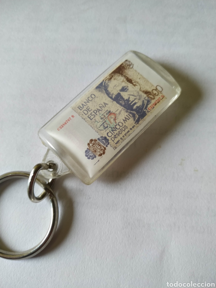 Collection pins: Llavero billete 5000 pesetas