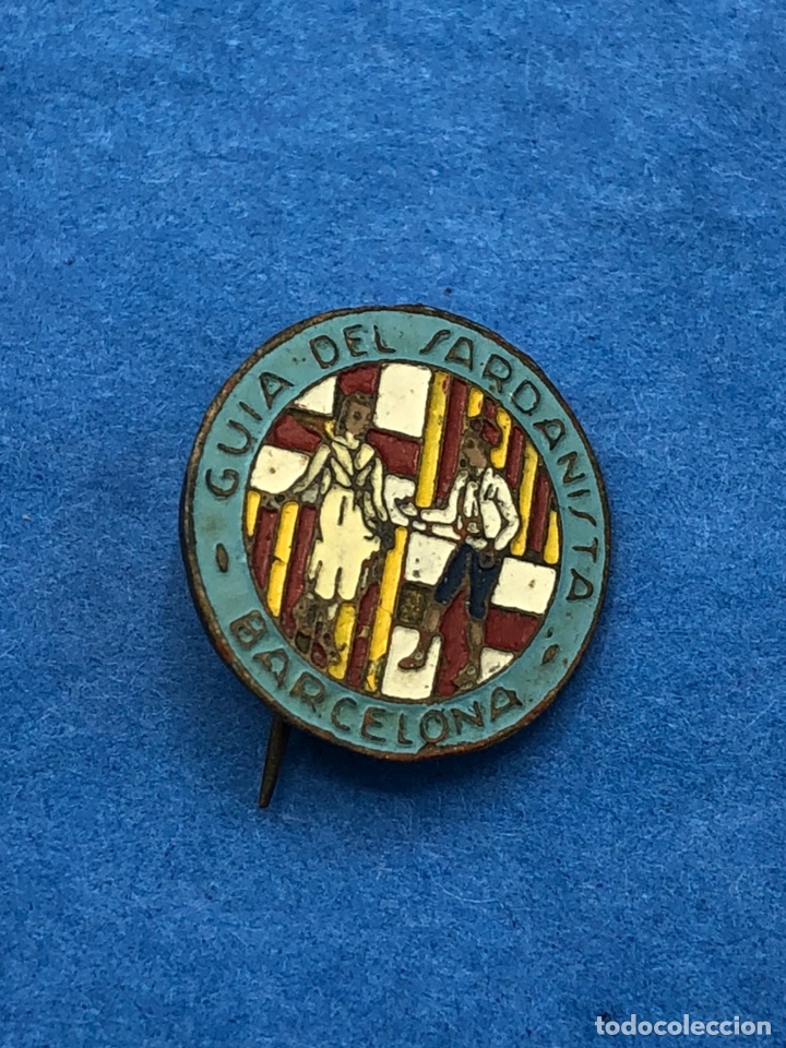 Pins de colecci&oacute;n: GUIA DEL SARDANISTA BARCELONA INSIGNIA AGUJA PIN SARDANA CATALUNYA BAILE TRADICIONAL DANSA