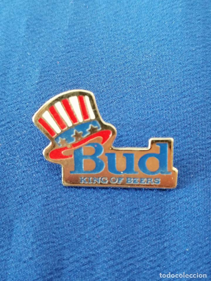 Pins de colecci&oacute;n: PIN CERVEZA BUD -KING OF BEERS