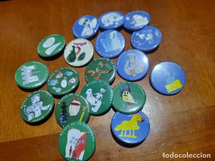 Sammlung von Pins: 18 MUSEO DE LA ALHAMBRA . GRANADA. PIN. 0,33 MM. MET&Aacute;LICO DETR&Aacute;S. SIN USO. EXCELENTE ESTADO. DIFICIL
