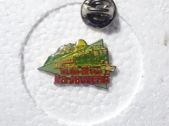 Pin's de collection: PIN DE TRENES FERROCARRILES. FRANCIA. TRAIN RETRO LA GRUYERE