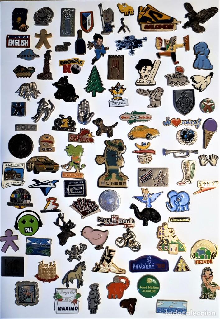 Pins de colecci&oacute;n: LOTE DE 90 PINS - Foto 1