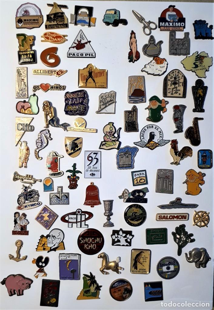 Pins de colecci&oacute;n: LOTE DE 78 PINS - Foto 1