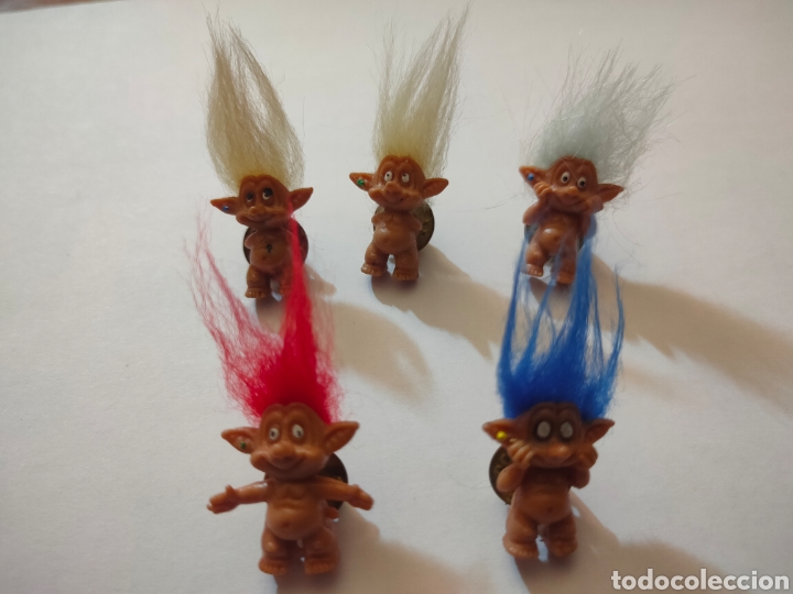 Pins de colecci&oacute;n: LOTE 5X PINS TROLLS
