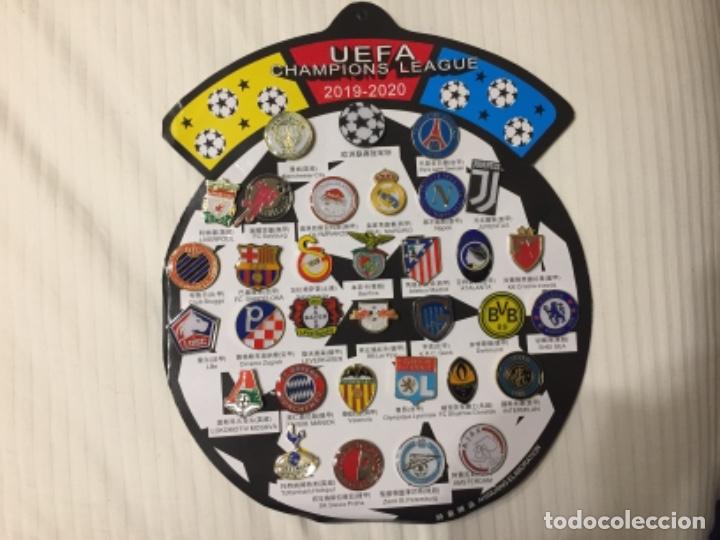 Pins de colecci&oacute;n: 33 PINS CHAMPIONS LEAGUE