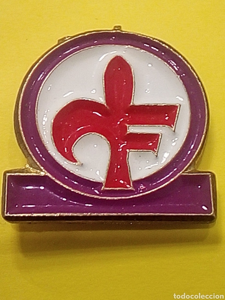 Pins de colecci&oacute;n: Pin 231 ACF Fiorentina Antiguo pins 1981 liga italiana f&uacute;tbol