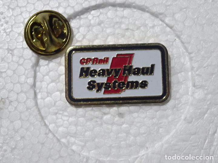 Pin's de collection: PIN DE TRENES FERROCARRILES. CANAD&Aacute; ESTADOS UNIDOS. CP RAIL HEAVY HAUL SYSTEMS