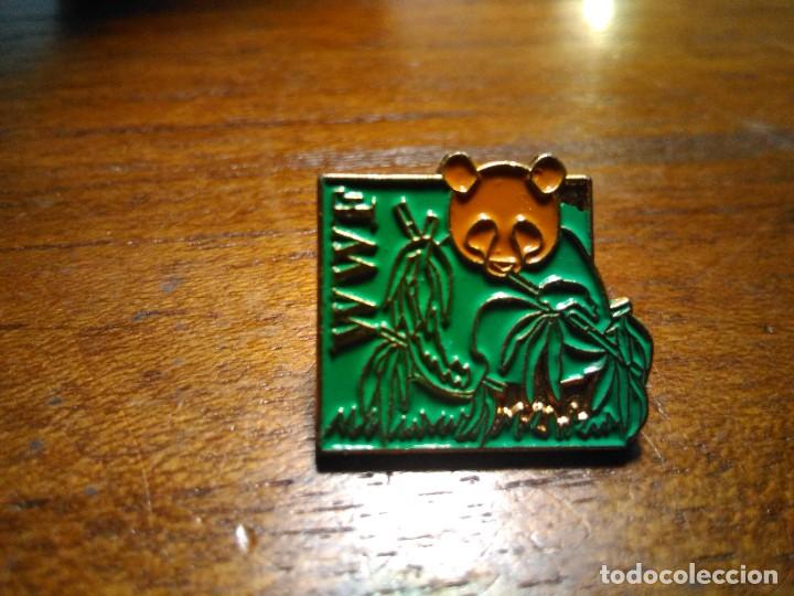Pins de colecci&oacute;n: Pin ONG WWF World Wild Fund for Nature, conservaci&oacute;n naturaleza