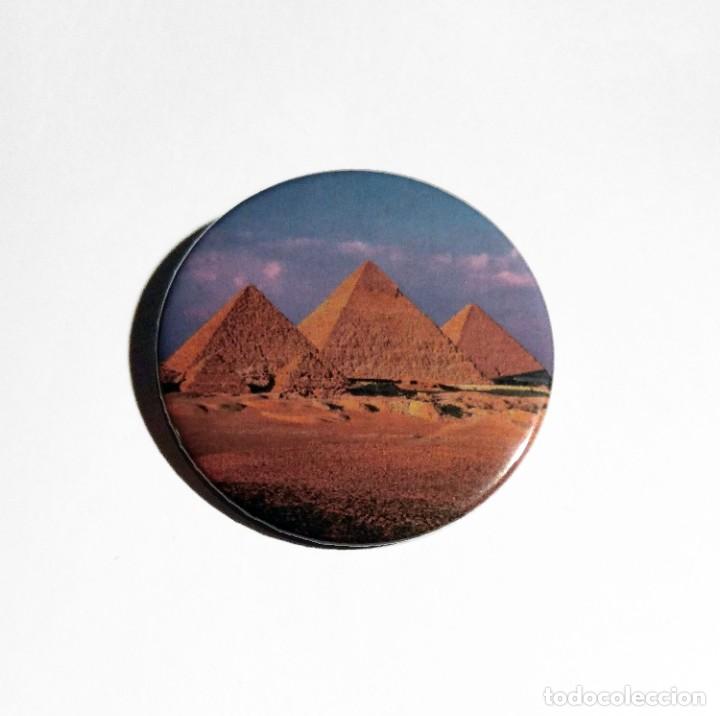 Pins de colecci&oacute;n: PIR&Aacute;MIDES EGIPTO - CHAPA 59mm (CON IMPERDIBLE)