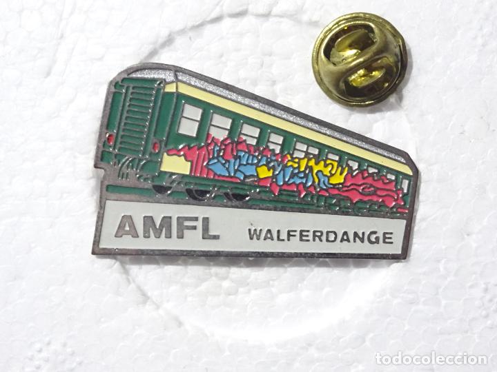 Collection pins: PIN DE TRENES FERROCARRILES. LUXEMBURGO. AMFL. WALFERDANGE