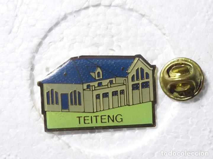 Pins de cole&ccedil;&atilde;o: PIN DE TRENES FERROCARRILES. LUXEMBURGO ESTACI&Oacute;N FFCC TEITENG