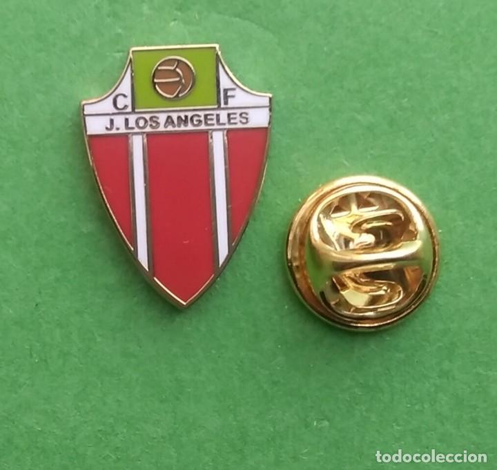 Pins de colecci&oacute;n: PIN FUTBOL - EQUIPO DE FUTBOL - ESMALTE - JUVENTUD LOS ANGELES C.F. - 1986 - SAN CRISTOBAL - MADRID