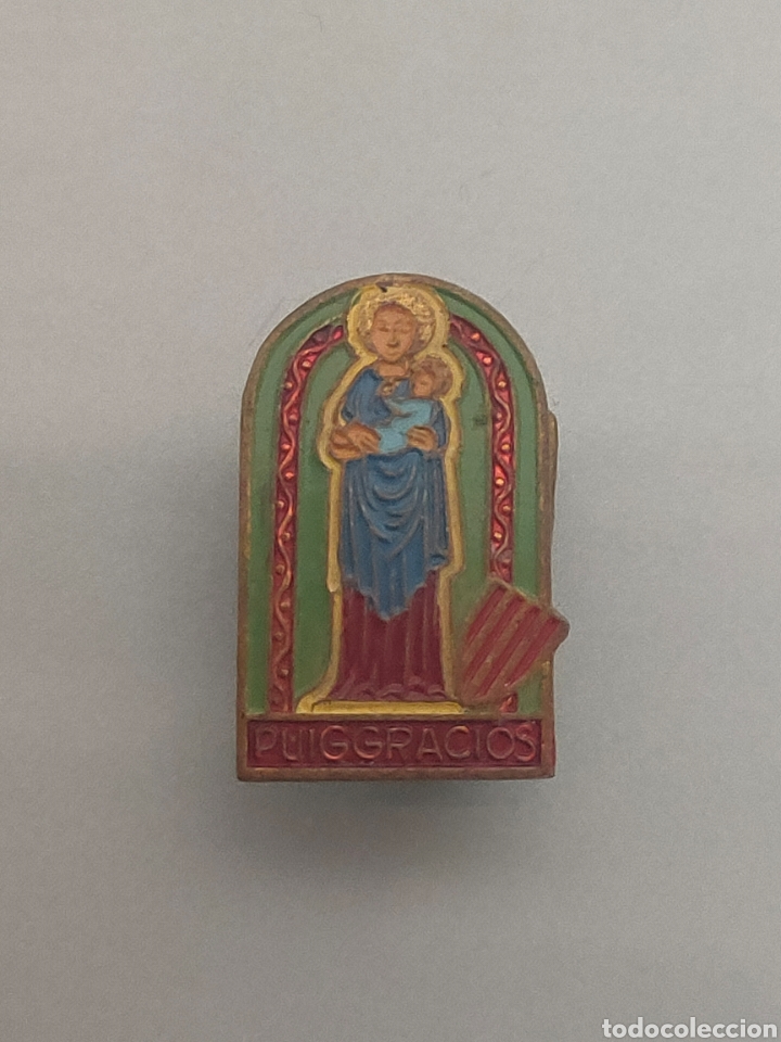 Pins de colecci&oacute;n: ANTIGUO PIN SOLAPA OJAL PUIGGRACIOS SANTUARIO MUY DIF&Iacute;CIL