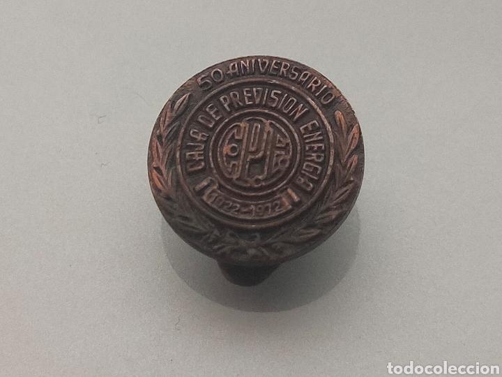 Pins de colecci&oacute;n: ANTIGUO PIN SOLAPA OJAL CAJA DE PREVISION Y ENERG&Iacute;A MUY DIF&Iacute;CIL