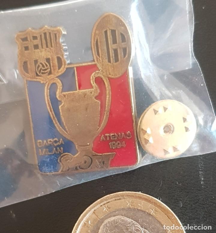 Pins de colecci&oacute;n: PIN FINAL BAR&Ccedil;A - MILAN 1994 - Foto 1