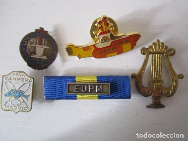 Pins de colecci&oacute;n: (1) LOTE DE 5 PINS O INSIGNIAS