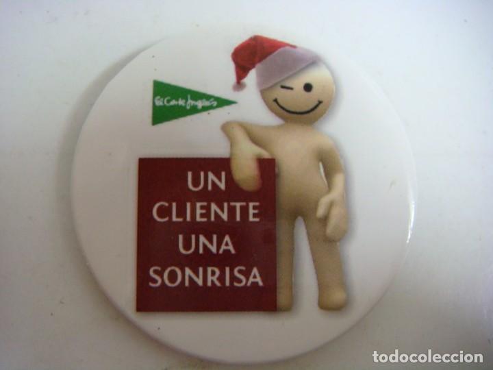 Pins de colecci&oacute;n: CHAPA DEL CORTE INGLES DE UN CLIENTE UNA SONRISA-CAJ-N&ordm;15-BOL 3