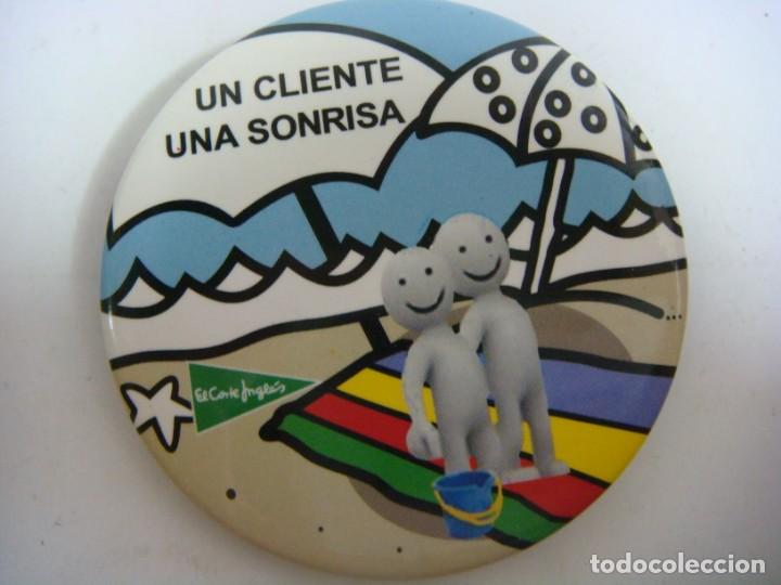 Pins de colecci&oacute;n: CHAPA DEL CORTE INGLES DE UN CLIENTE UNA SONRISA-CAJ-N&ordm;15-BOL 3
