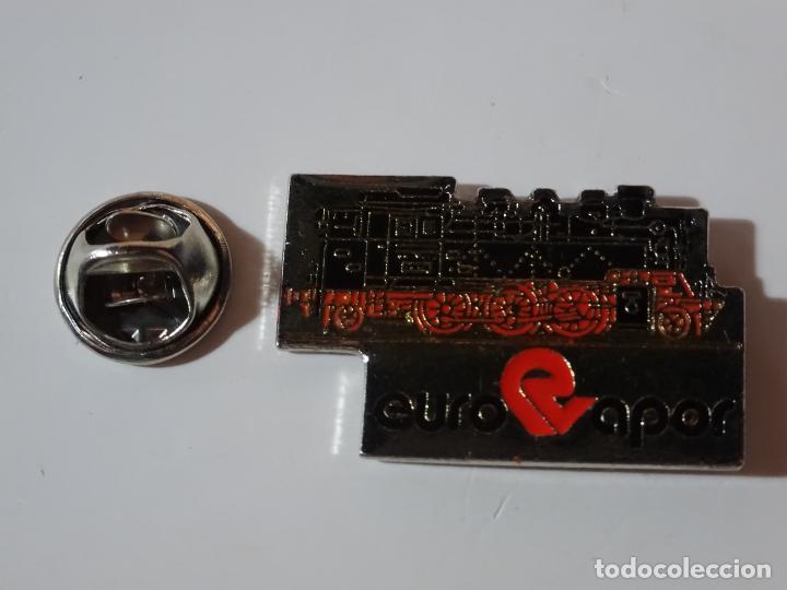 Pins de cole&ccedil;&atilde;o: PIN DE TRENES FERROCARRILES. SUIZA. TREN LOCOMOTORA. EUROVAPOR ASOCIACI&Oacute;N TRENES HIST&Oacute;RICOS