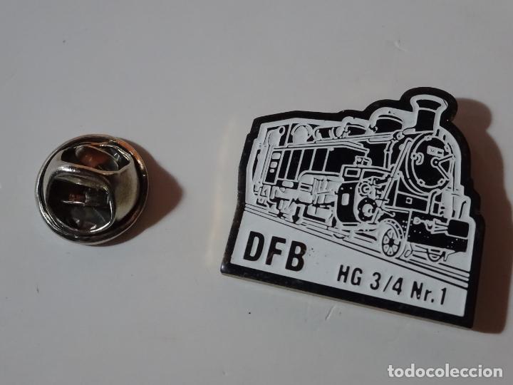 Pin's de collection: PIN DE TRENES FERROCARRILES. SUIZA. TREN ALTA MONTA&Ntilde;A DFB FURKA DAMPFBAHN ALPES