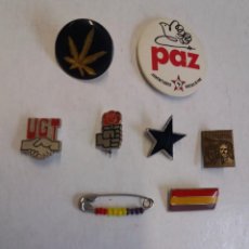 Pins de colección: CURIOSO CONJUNTO PINS REPUBLICANOS Y SOCIALISTAS AÑOS 70´S. Lote 237885435
