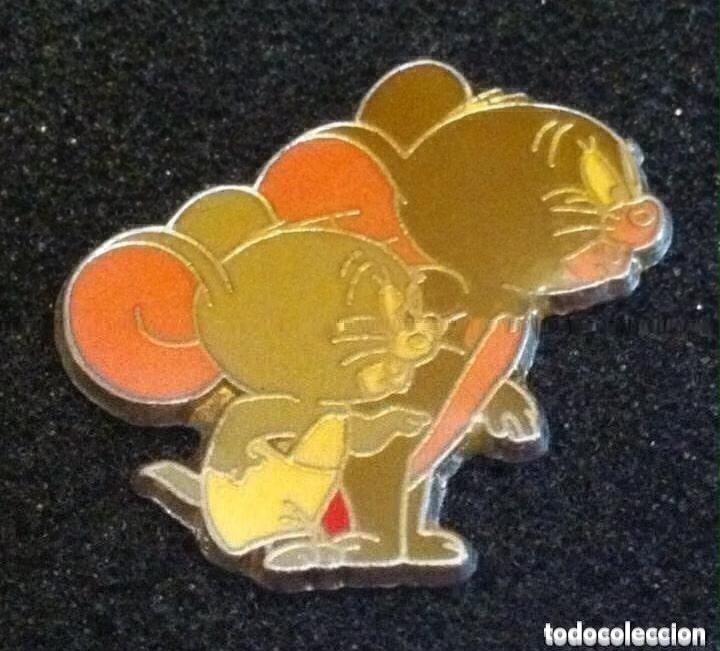 Pins de colecci&oacute;n: ANTIGUO PIN JERRY Y NIBBLES (PERSONAJES DE TOM Y JERRY)