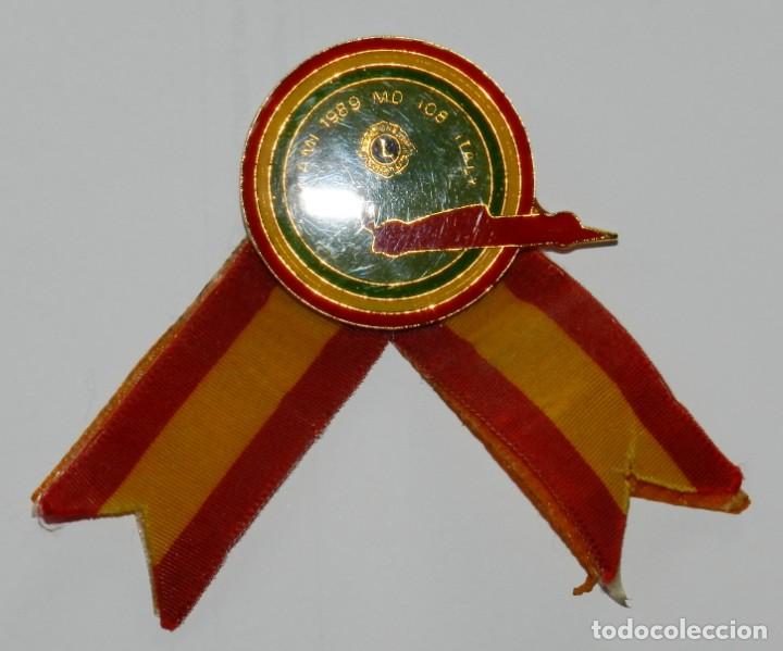 Pins de cole&ccedil;&atilde;o: INSIGNIA MIAMI 1989 MD 108 ITALY, CLUB LIONS, MIDE 4,3 CMS. DE DIAMETRO.
