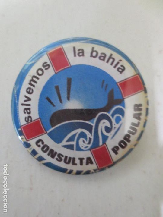 Pins de colecci&oacute;n: pin. salvemos la bahia. castro urdiales
