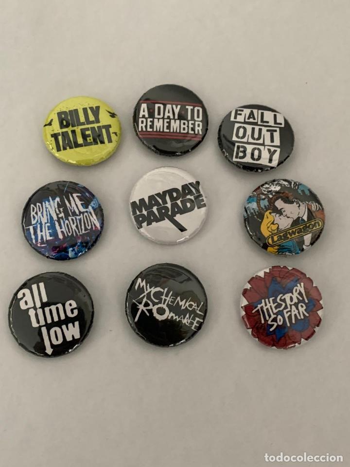 Pins e Spille di collezione: 5 CHAPAS A ELEGIR - BILLY TALENT, BRING ME THE HORIZON, A DAY TO REMEMBER, LAGWAGON, FALL OUT BOY
