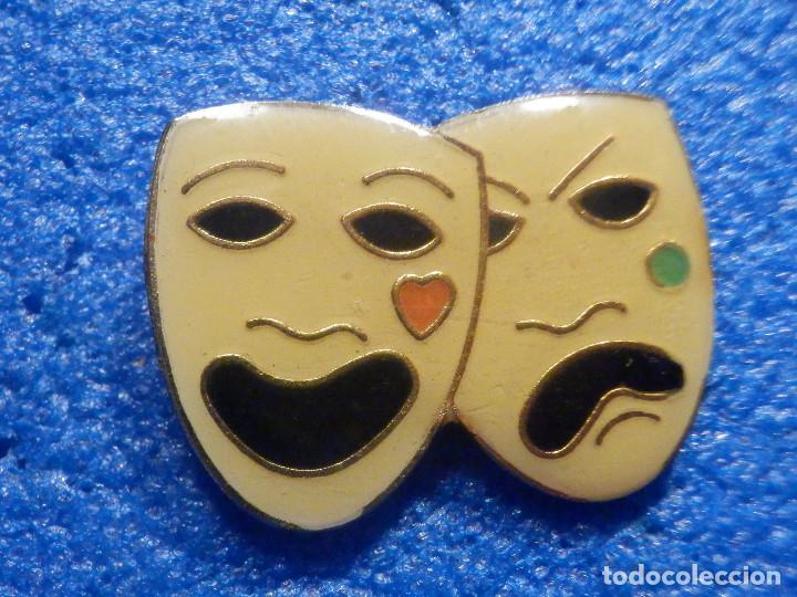 Pins de colecci&oacute;n: Pin - TEATRO Y M&Aacute;SCARAS - - Foto 1