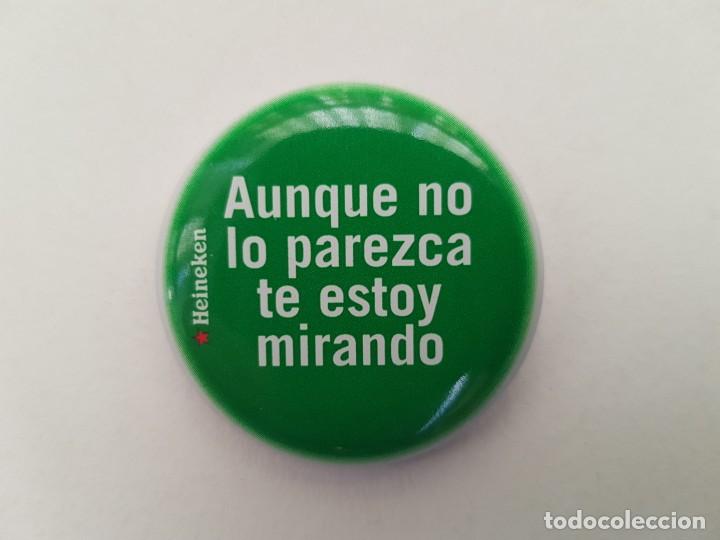 Pins de colecci&oacute;n: Chapa con imperdible cerveza Heineken (Pin)