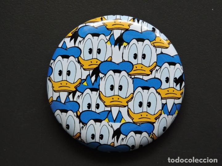 Pins de colecci&oacute;n: CHAPA CON IMPERDIBLE - PIN 44 mm DONALD - DISNEY - CHAPAS