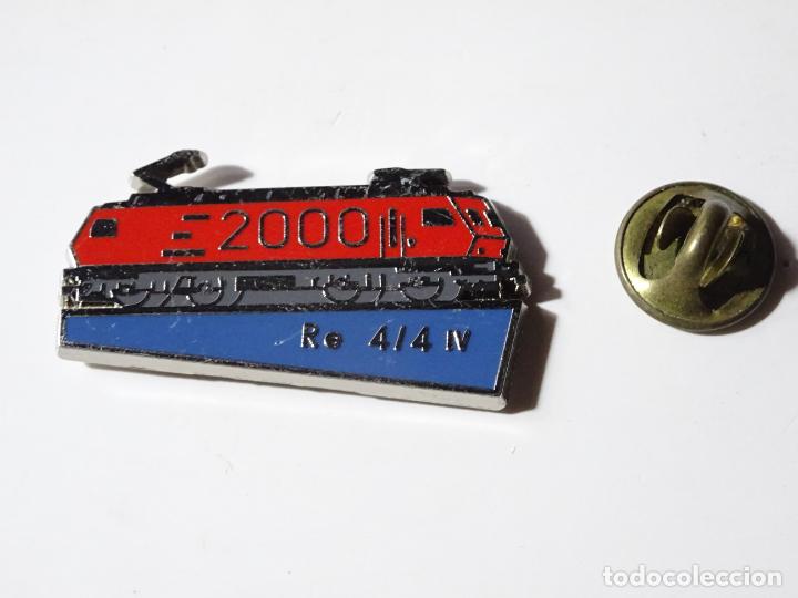Pins de cole&ccedil;&atilde;o: PIN DE TRENES FERROCARRILES. SUIZA. TREN LOCOMOTORA 2000 RE 4/4 IV