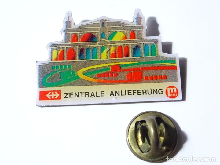 Pins de cole&ccedil;&atilde;o: PIN DE TRENES FERROCARRILES. SUIZA. CENTRAL LOG&Iacute;STICA ESTACI&Oacute;N FFCC ZURICH