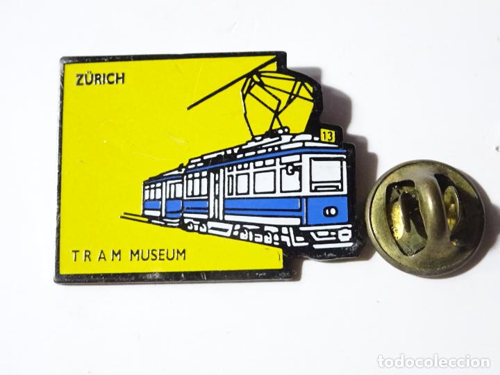 Pins de cole&ccedil;&atilde;o: PIN DE TRENES FERROCARRILES. SUIZA. MUSEO DEL TRANV&Iacute;A DE ZURICH