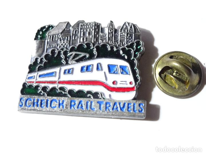 Pins de cole&ccedil;&atilde;o: PIN DE TRENES FERROCARRILES. SUIZA. TREN LOCOMOTORA SCHEICH RAIL TRAVELS