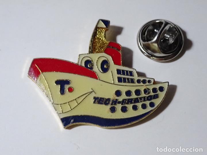 Pin's de collection: PIN DE BARCOS NAVIERAS. TECH FRANCE