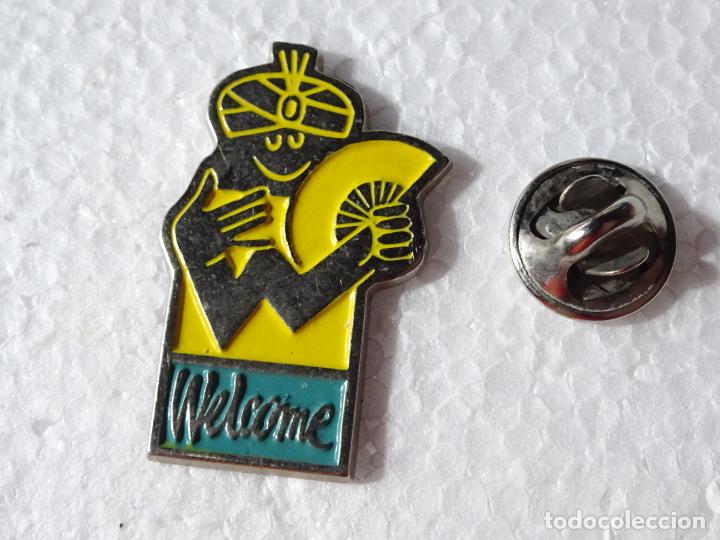 Pins de colecci&oacute;n: PIN. BIENVENIDO WELCOME PERSONAJE